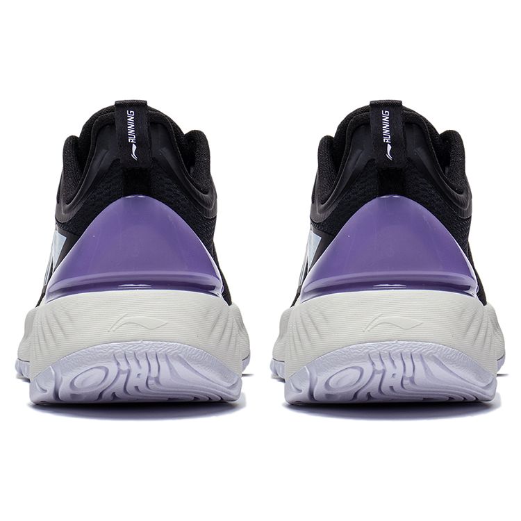 Li Ning Yue Ying Element Non-Slip Wear-Resistant Low-Top Running Shoes Women Sneaker Black ARHT006-10