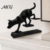 Layered Ladder Art Piece 3D Printed Cat Dog Figurine, Stair Animal Sculpture, Three-dimensional Sculpture Cat/Dog Shape Stepping Artistic Desktop