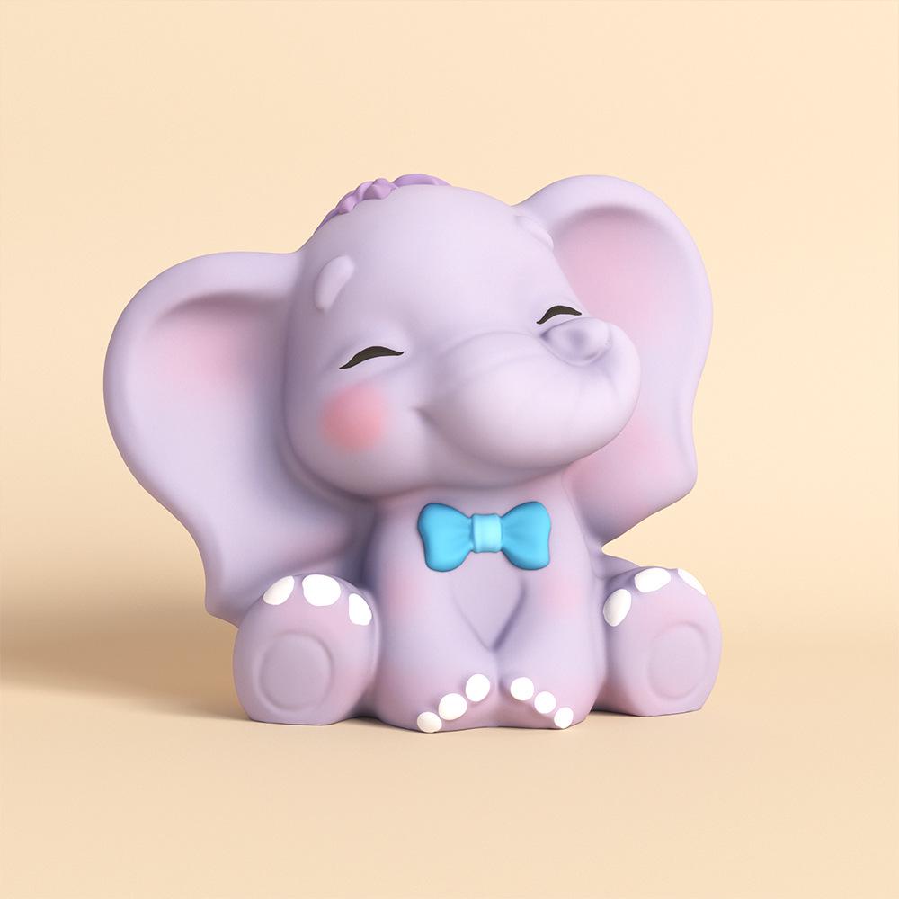 3D Большая форма для свечи в виде слоненка из силикона для DIY, сувениров для вечеринок и домашнего декора