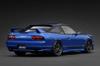 Модель для сборки масштаб Nissan 180SX TYPE X Синий металлик готовая модель IG3766 TK.Company 1/18 (РПС13)