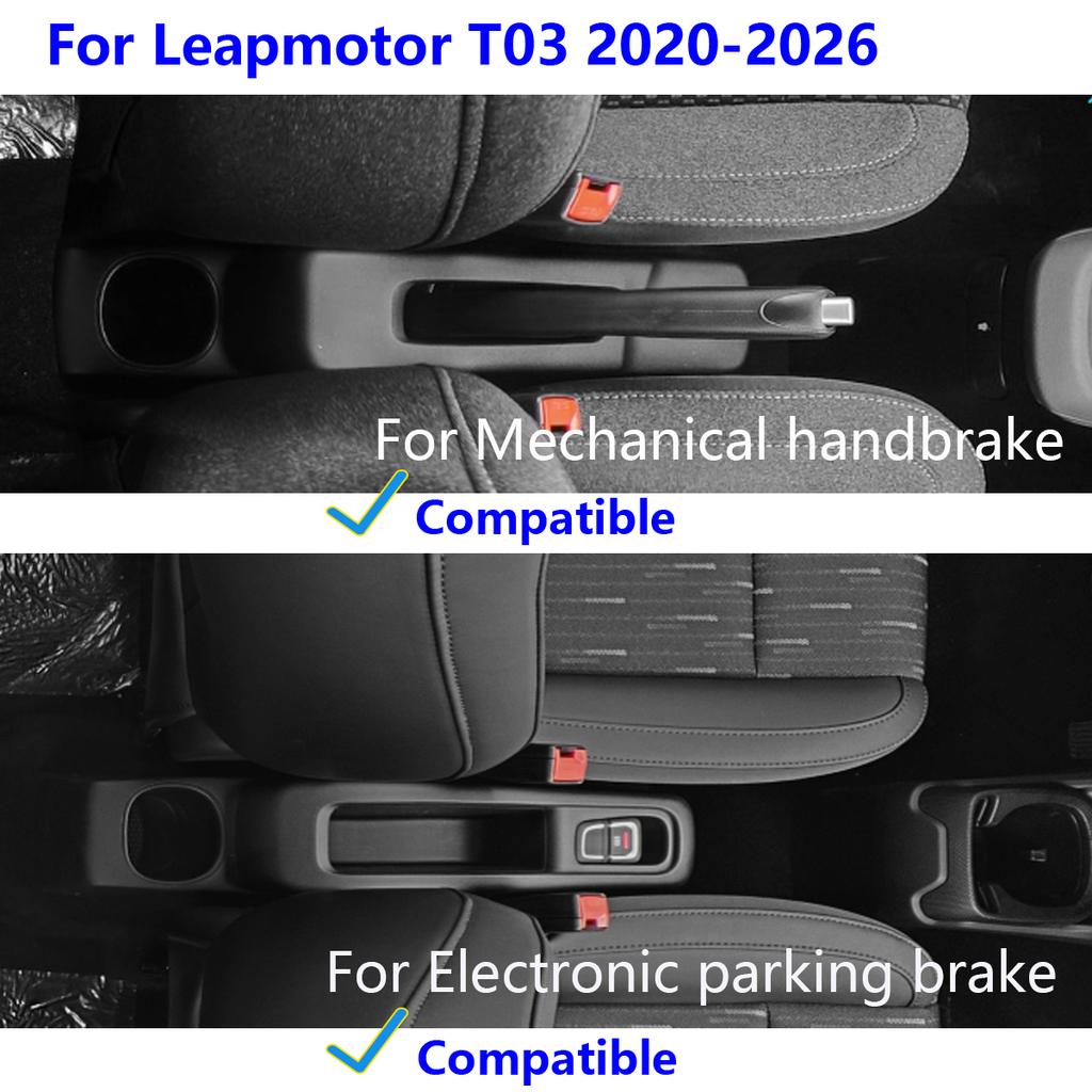 Для Leapmotor T03 Подлокотник-бокс Для Leapmotor T03 Автомобильный подлокотник 2021-2026 Центральный ящик для хранения Держатель для стакана Автомобильные аксессуары Детали