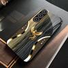 Чехол для телефона 'Древесная текстура и Золотой Феникс' стекло s26 ultra case s25 ultra case для Samsung Galaxy S26 S25 S24 S23 S22 FE Ultra Plus