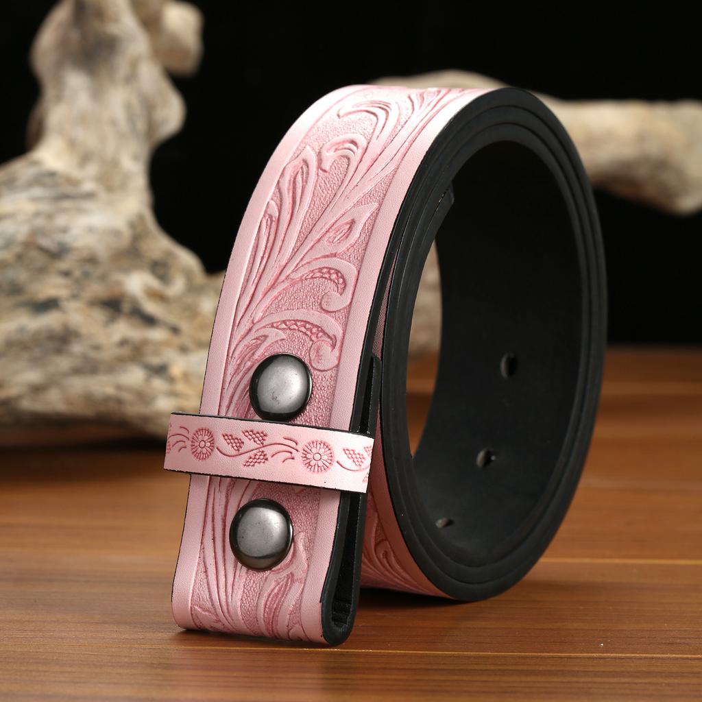 Персонализированный ремень в стиле вестерн из денима, ретро-дизайн, нейтральный стиль, мужской и женский тисненый ремень