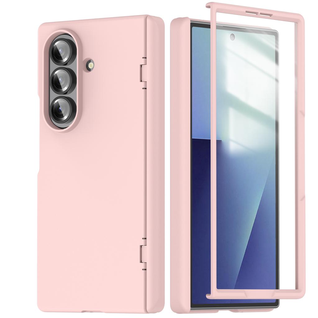 Case for Samsung Z Fold 7 6 Spring hinge housing membrane integrated transparent full coverage shockproof protective case tough