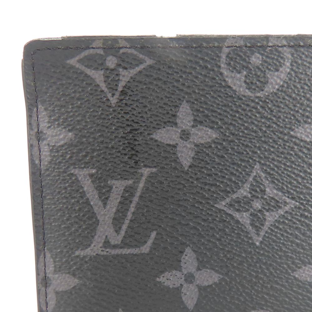 Used LOUIS VUITTON Bill Compartment Portefeuille M62294 Monogram Eclipse black Accessory