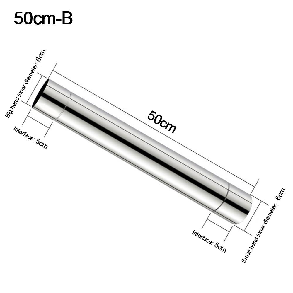 Diameter 6CM Chimney Pipes Stainless Steel Stove Pipes Flue Extension Tube Tents