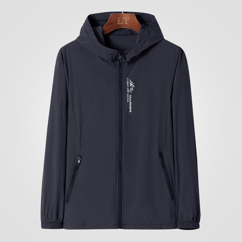 Новая солнцезащитная одежда из ледяного шелка для мужчин Новая летняя УФ-защитная одежда для рыбалки Солнцезащитная куртка для пары