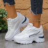 Fashion New Comfortable Thick-soled Walking Shoes Spring/autumn Round Head Mesh Breathable Sexy Casual Sneakers for Women