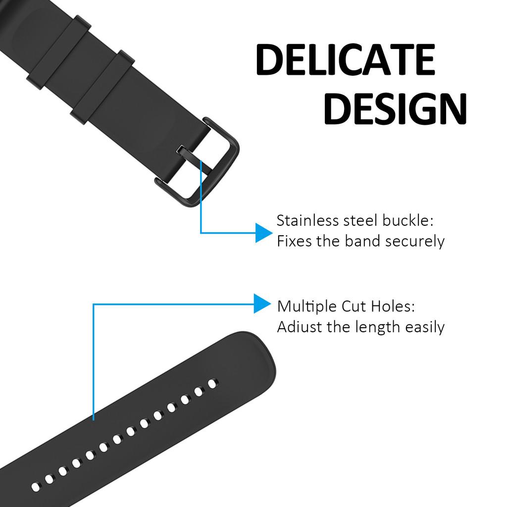 20mm/22mm Silicone Bracelet Band for Coros Pace4 Pace3 Pace2 Watchband Smartwatch Belt Wristband Correa for Coros Apex4 42mm