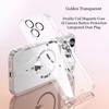 Чехлы 17Pro Пылезащитная заглушка Гальванизированный Мягкий ТПУ Чехол Magsafe для iPhone 17 16 15 Pro Max 17 Pro Max Прозрачная Силиконовая Накладка