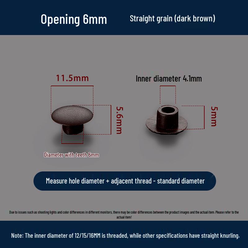 Универсальная круглая декоративная пластиковая заглушка для мебельных петель и отверстий под винты