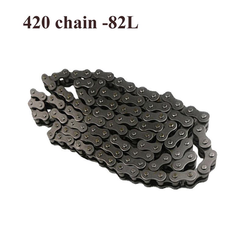 420-82L 88L 96L108L110L chain is suitable for ATV off-road motorcycle modification, universal thick chain 420 reinforced chain r