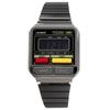 Casio Цифровые часы Vintage Series Unisex с металлическим ремешком темно-серого цвета, модель Overseas [Casio] A120WEGG-1B [Товар]