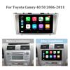 Для Toyota Camry 40 50 2006 - 2011 Автомобильный мультимедийный стереоплеер Навигация GPS Auto Carplay Задняя камера Видео 5G Wi-Fi Android 13