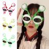 Novelty Alien Glasses Big Eyes Alien Sunglasses Halloween Costume Accessory for Carnival Festivals Cosplay Party Supplies