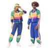 80s Retro Disco Couple Stage Performance Hip Hop Streetwear
