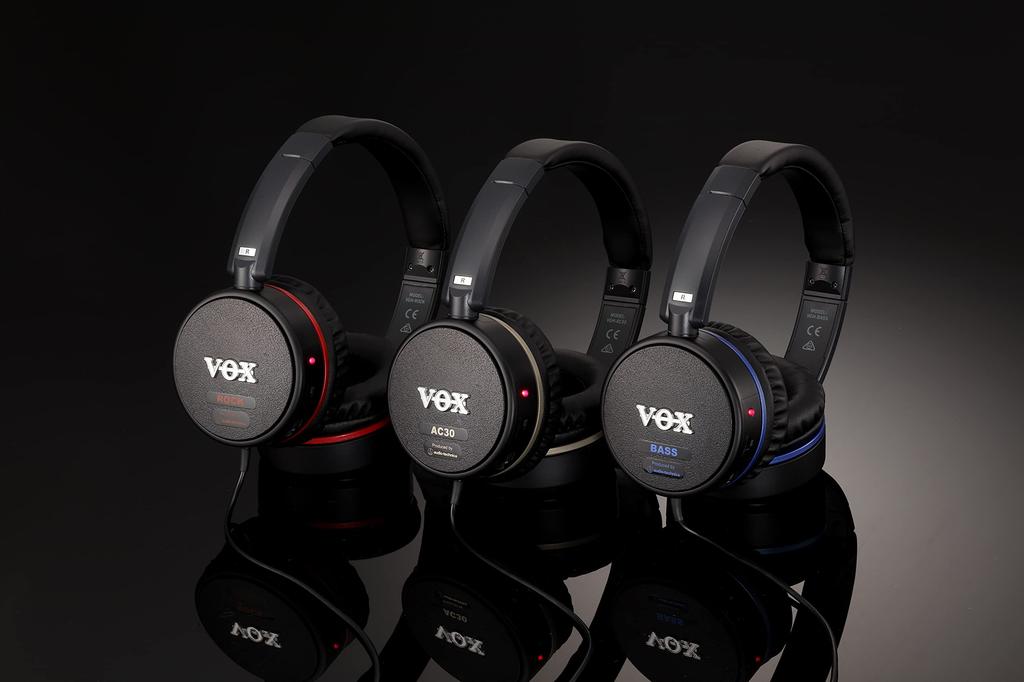 Наушники VOX с гитарным усилителем Подключаются напрямую к гитаре Идеально подходят для индивидуальных занятий Работает от батареек Встроенный VGH-ROCK