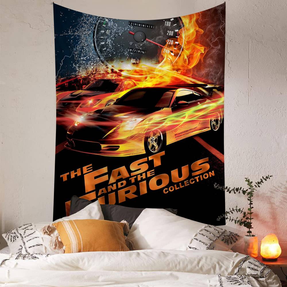Movie Fast Furious Hanging Bohemian Tapestry Hanging Tarot Hippie Wall Rugs Dorm Japanese Tapestry