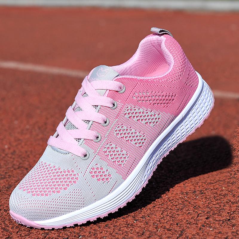 Женские и мужские модные легкие дышащие спортивные кроссовки, женская спортивная обувь