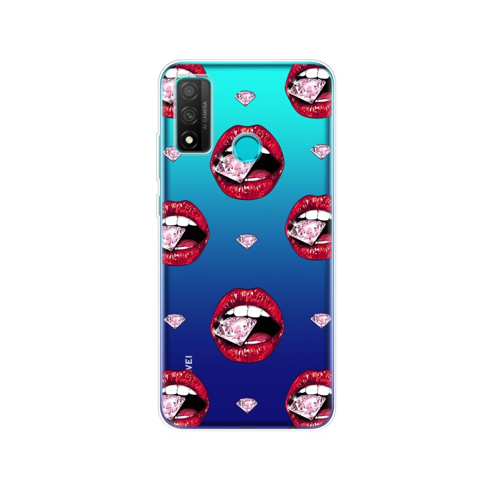 Чехол для Huawei P smart 2020, мягкий силиконовый чехол из ТПУ на заднюю панель телефона PSmart 2020 POT-LX1A, 6,21 дюйма, защитный чехол-бампер, чехол