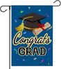 Diploma Cap Congrats Grad Garden Ag 12x18 Inch Double Sided Outside Small Burlap Ags, Class Of 2026 Graduation Ceremony