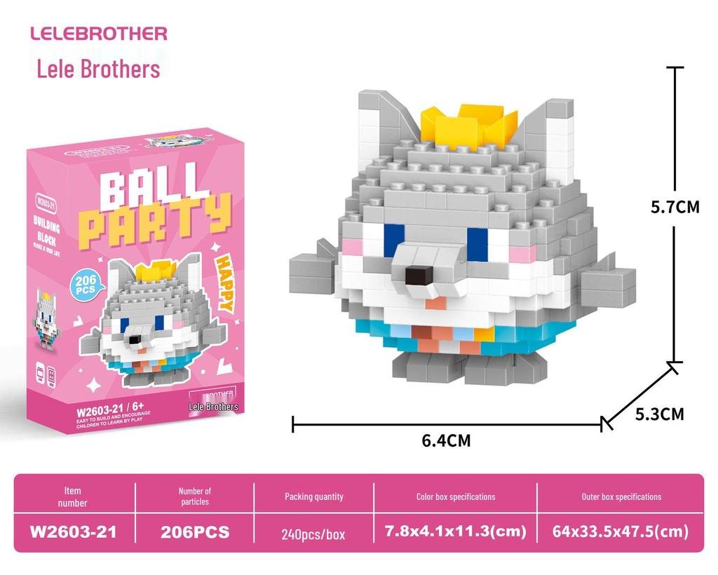 Совместимые с Lego микро строительные блоки мультяшные фигурки - детские развивающие настольные игрушки