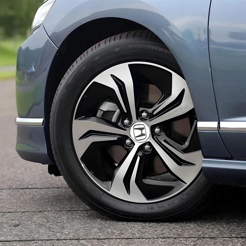4PCS 58/62/69mm Car Hub Cap Decor Sticker Badge Wheel Center Cover Decal Auto Modification Accessories For Honda Civic Accord
