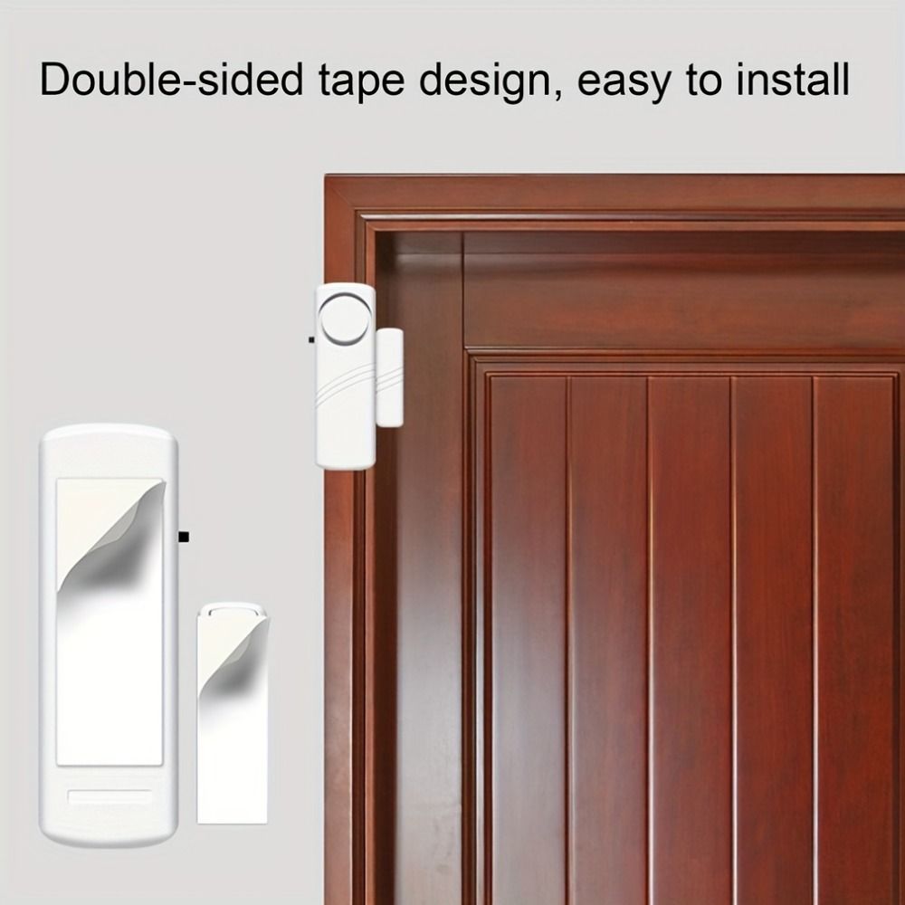 Беспроводная охранная сигнализация от взлома Белый датчик Сигнализация Система безопасности Защита