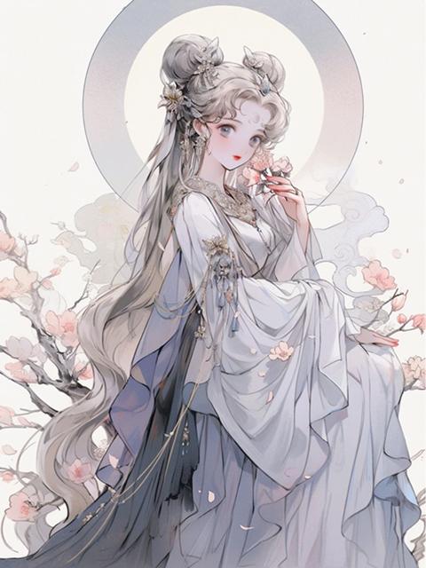 5D Comic Loli Diamond Painting Embroidery Cross Stitch Cartoon Anime Girl Moon DIY Full Drill Drawing Mosaic Girl's Gift