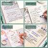 Transparent PET Sticky Notes - Student Marking Memo Paper, Creative Message & Reminder Pads, Ins Style.