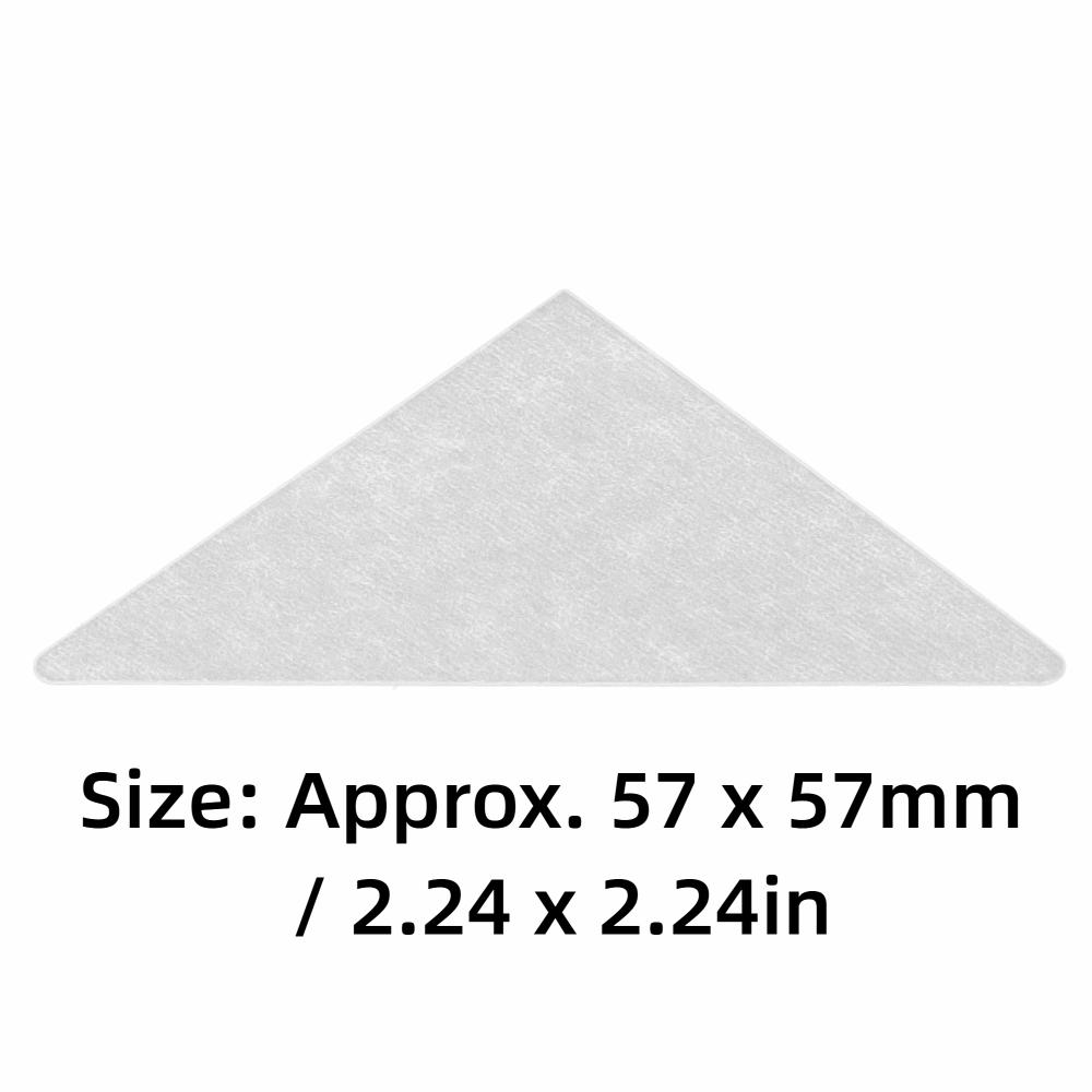 100pcs Triangular Shape Adhesive Collar Stays Self Adhesive Shirt Neck Stays Office Wear