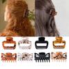 3pc Fashion European and American Leopard Black Hair Claw Clips for Women Girls Retro Small Hairgrip for Korean Hair Accessories