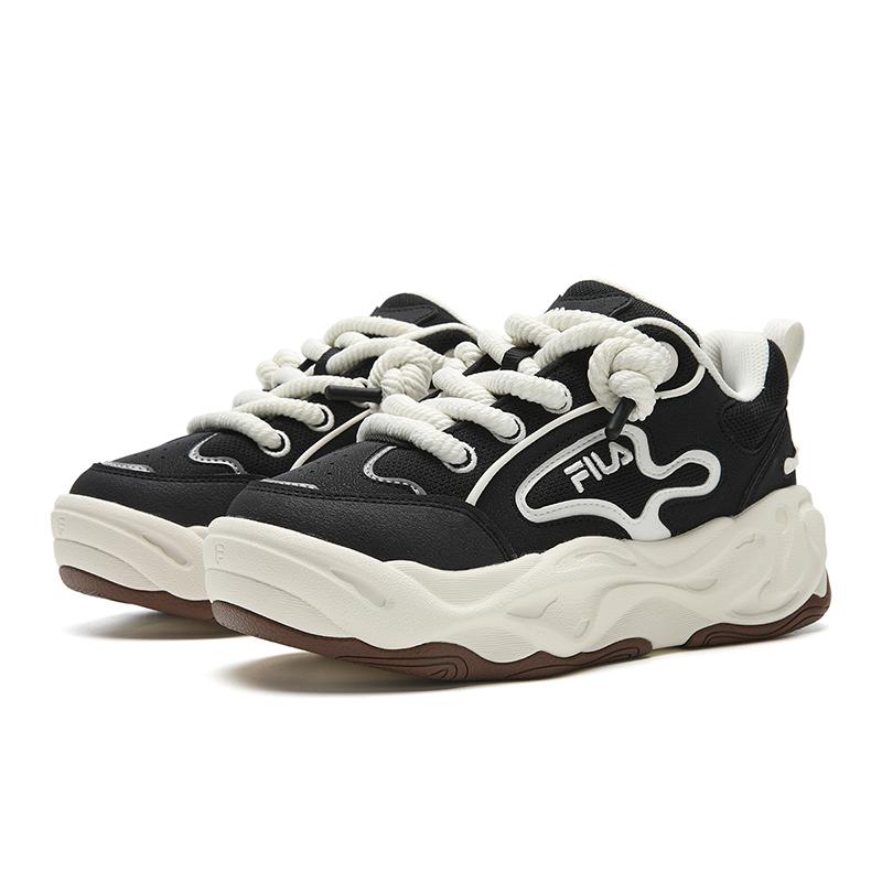 Women's Sneakers FILA BROOK 2 Abrasion Resistant Lightweight Height Increasing Low top Skateboard Shoes