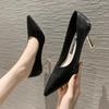 Zapatos De Mujer Women Cute Sweet Light Weight Black Comfort Stiletto Heel Shoes Lady Cool Comfort Spike Heels Ab607