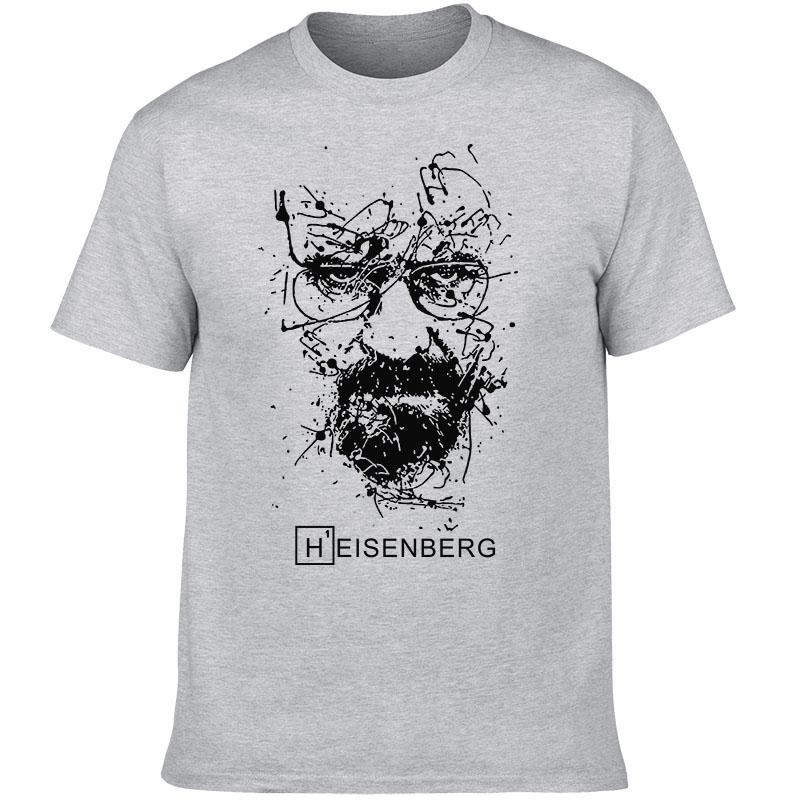 European and American Creative Breaking Bad Heisenberg T-shirt TV Series Printing Men's Street Fashion T-shirt Casual Top