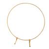 Round Balloon Arch Kit Decoration Gold Backdrop Stand for Wedding Birthday Party Graduation