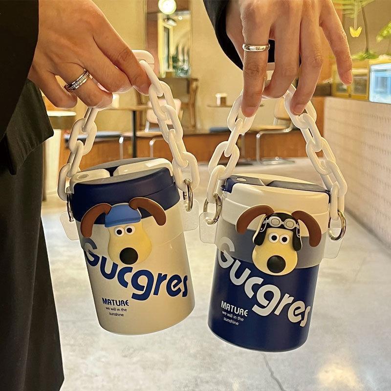 Childrens Travel Insulated Water Bottle With Straw Leakproof For Kids And Teens