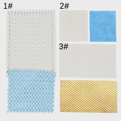 Силиконовая форма для шоколада и помадки «Чешуя русалки и дракона»