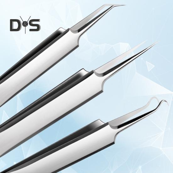 Набор из 7 инструментов для удаления черных точек из нержавеющей стали, набор для удаления угрей, профессиональное средство для удаления черных точек, белых угрей и прыщей для лица