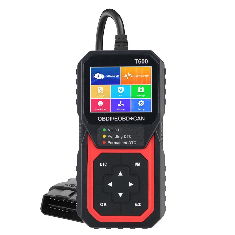 Автомобильный диагностический инструмент T600 Сканер OBD2 Тест датчика кислорода Автомобильный поиск кодов DTC Считыватель кодов Профессиональная поддержка Облачная печать
