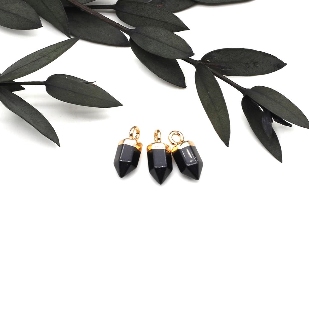 3 шт. небольшой кулон из натурального камня агаты/анетист граненый кулон для изготовления ювелирных изделий DIY ожерелье серьги браслет аксессуар