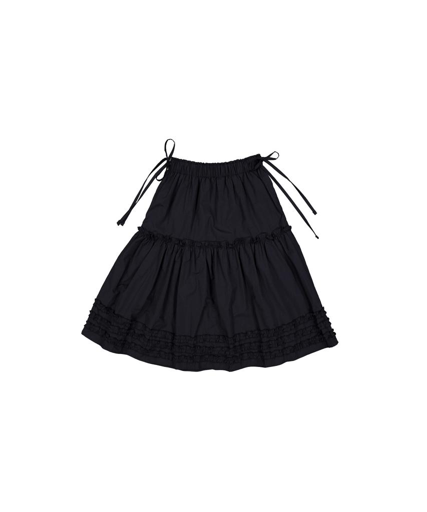 Cookies Katie Frill Midi Skirt (Black)