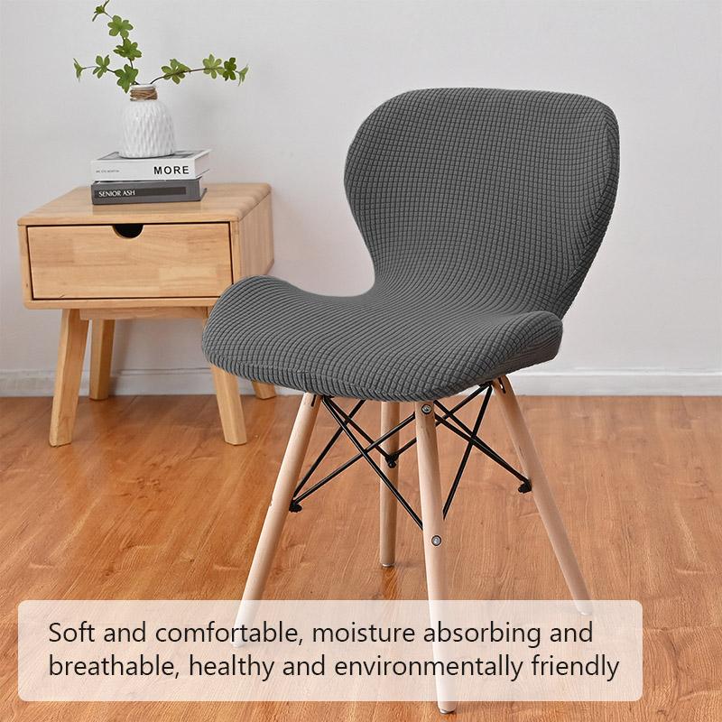 Shell Chair Cover Washable Removable For Shell Seat Cover Elastic Adjustable Dining Room Home Hotel Chairs Seat Covers for Party