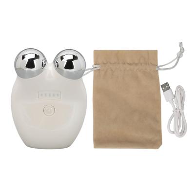 Микротоковая косметическая машина для лица, лифтинг кожи, подтяжка, разглаживание мелких морщин, массажный ролик для лица