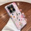 Чехол с узором «Девочка и цветы» для Xiaomi Redmi Note 15 Pro 4G Funda Redmi Note 14 13 Pro 5G Прозрачный мягкий чехол из ТПУ-силикона