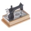 1/12 Dollhouse Miniature Sewing Machine With Scissors Thread Cloth