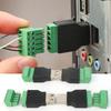USB 2.0 Тип A Папа/Мама к 5-контактному винтовому разъему USB-гнездо с экраном USB2.0 к штекеру с винтовыми клеммами Сварка не требуется