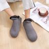 Winter Indoor Home Socks For Women And Men Warm Velvet Thick Floor Socks Plush Soft Slippers Adults Bottom Glue Sock NEW