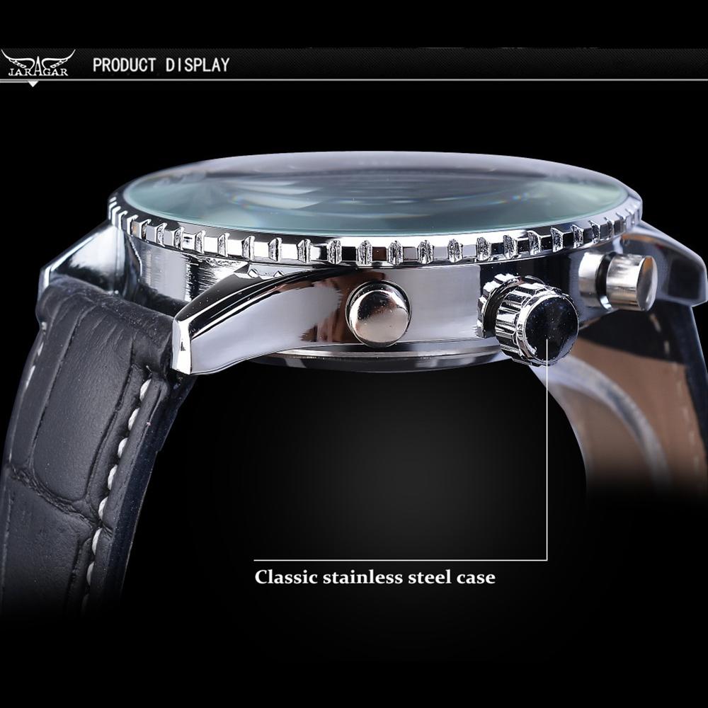 Jaragar New Top Men's Watch Casual Dial Mechanical Watch Multifunctional Waterproof Luminous Watch Men's Fashion Watch