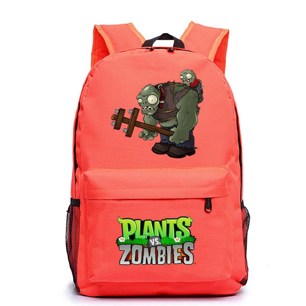 Game Merchandise Plants Vs. Zombies School Bag Casual Simple Backpack